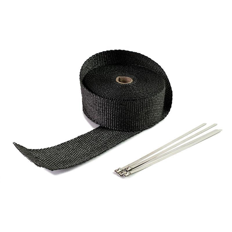 شريط عازل حراري لمواسير الاكزوز (العادم) للدراجات النارية، لون أسود، عرض 5 سم، طول 10  متر، AK-064107