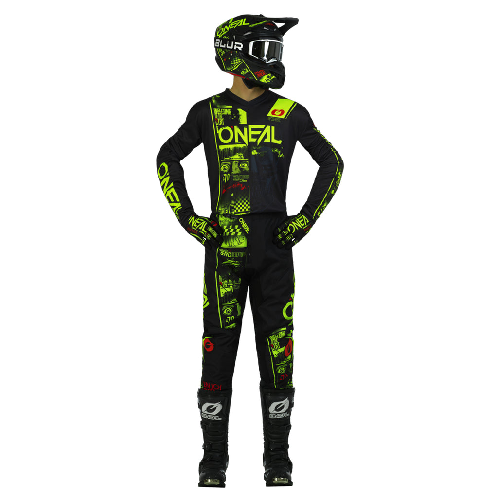 O'NEAL Racing Element Attack V.23 Offroad MTB Long Sleeve Jersey, Pant_3