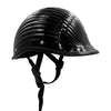 Half Face Scooter/Motorbike Cup Style Helmet Glossy Black_1