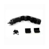 Motorcycle Handlebar Grip Lock Caps Black_3