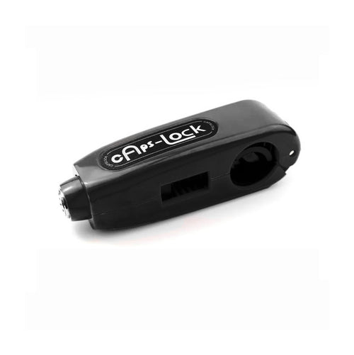 Motorcycle Handlebar Grip Lock Caps Black_1