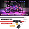 APP Fantasy One Drag 16 Motorcycle RGB Atmosphere Light 16 Straps - 100340