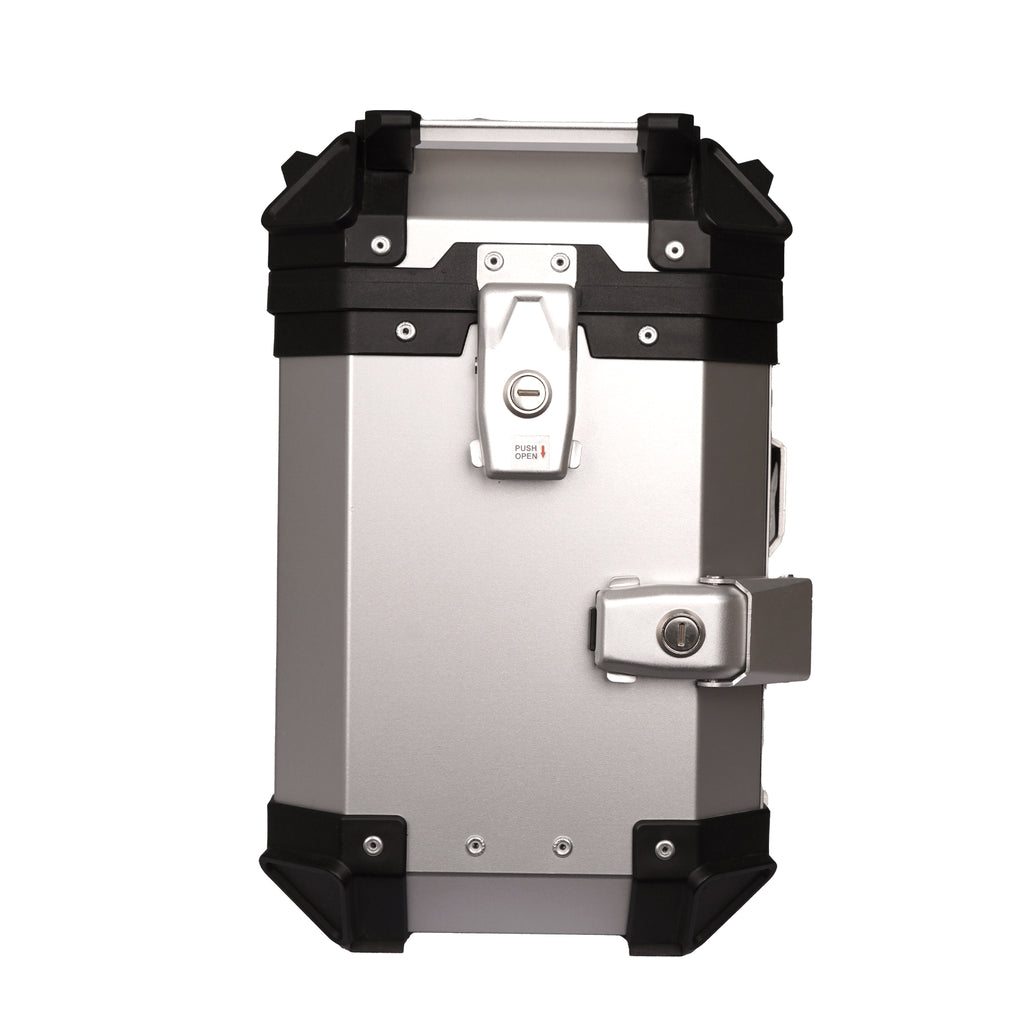 COOCASE X4-J2 SILVER 28L Motorbike Tail Storage Box (1 Pair)_4