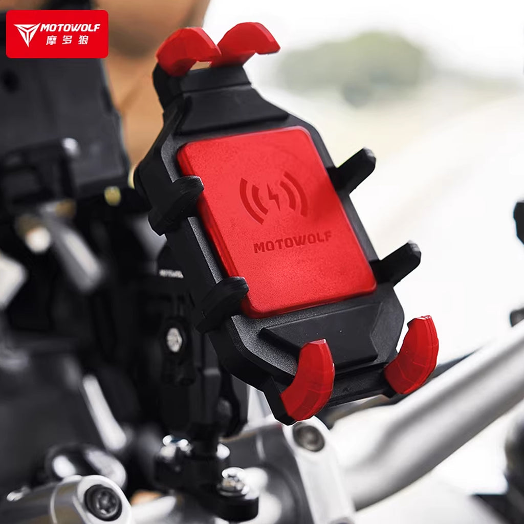 Motorcycle Universal Phone Holder Anti-Vibration Mount Without Charger_15