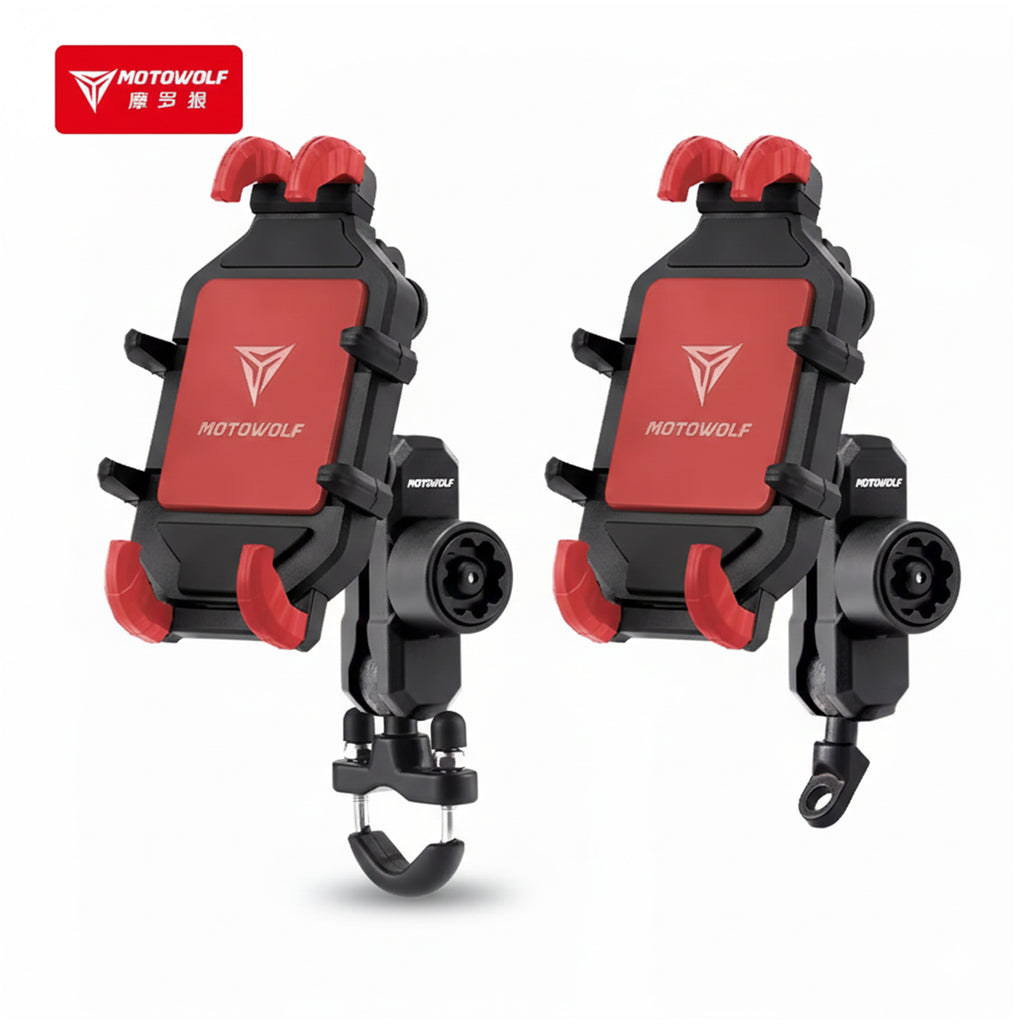 Motorcycle Universal Phone Holder Anti-Vibration Mount Without Charger_4