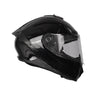 SMK Typhoon Solid Full Face Helmet Black GL 200, DOT & ECE_1