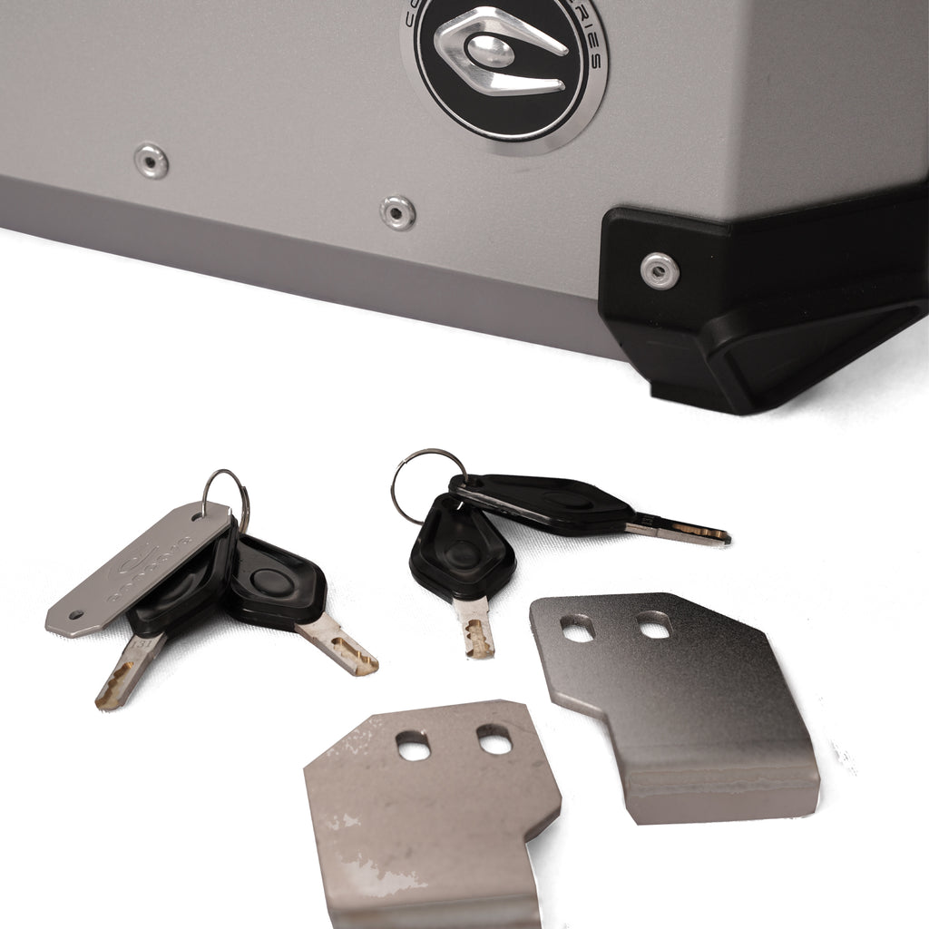 COOCASE X2-J2 SILVER 36L Side Boxes, Motorcycle Aluminum Side Suitcase(1 Pair)_14