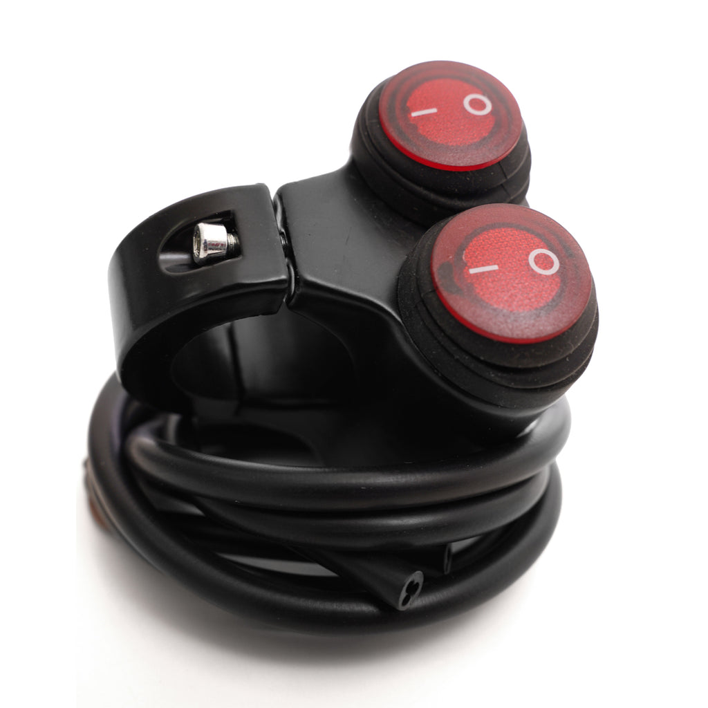 Universal Motorcycle LED Dual Switch 2+2 Handlebar Kit_1