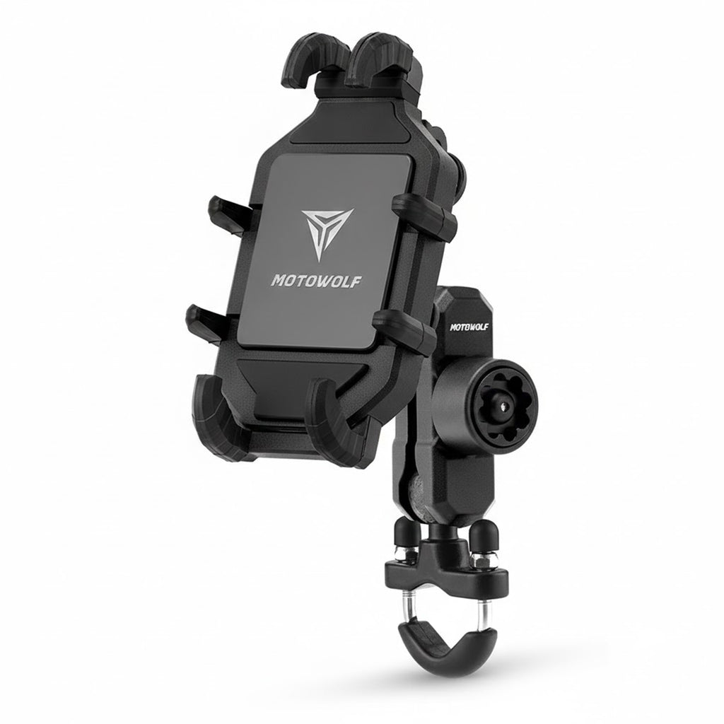 Motorcycle Universal Phone Holder Anti-Vibration Mount Without Charger_1