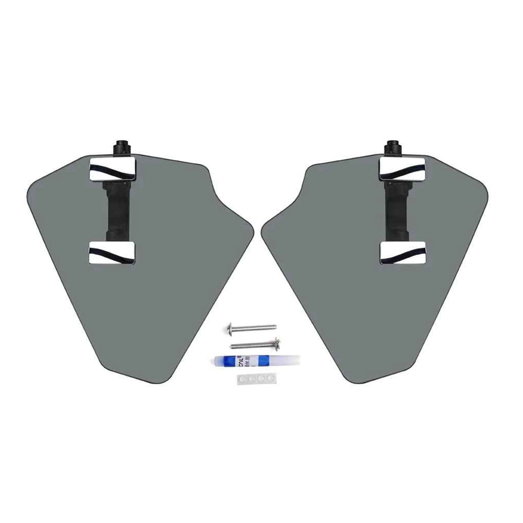 طقم تثبيت حاجب الرياح العلوي الشفاف من جولد وينج 1130 مع مرآة الزجاج الأمامي - 860134