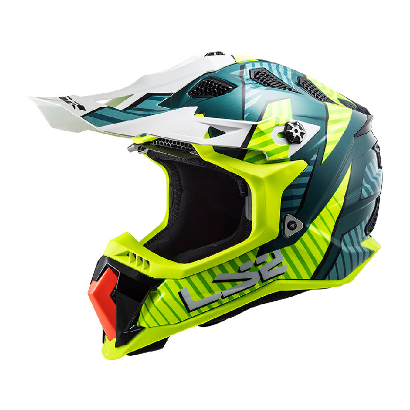 خوذة ls2  SUBVERTER EVO MX700  سبفيرتور ايفو ام اكس 700 استرو كوبالث   H- V  بلون أصفر AK-609228   