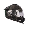 SMK Titan Carbon Solid Full Face Helmet Gloss Carbon PCFT Shell_1