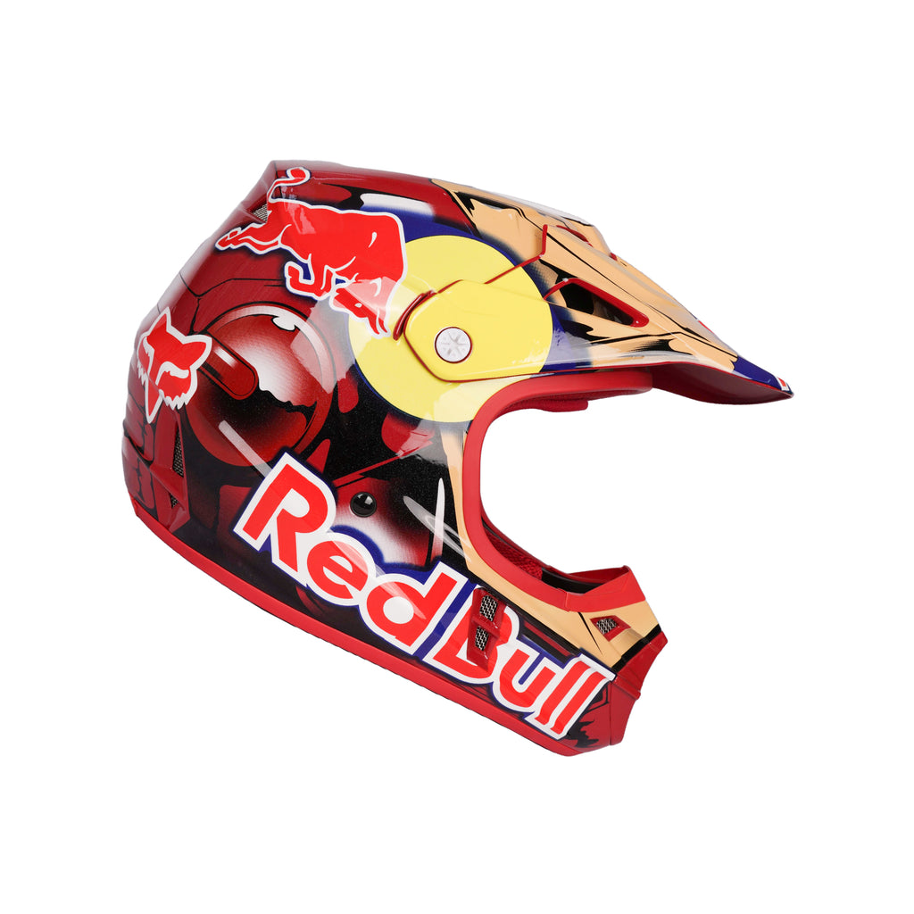 Fox Racing Red Bull Edition Full Face Helmet Carbon Graphic MX_1