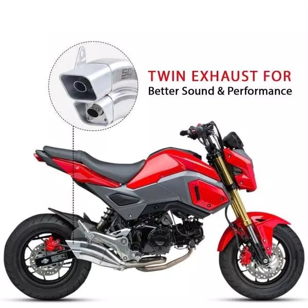 Universal Motorcycles Exhaust With Double Head_7