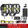 SYC-120W Dual Color Motorcycle LED Spotlight_1