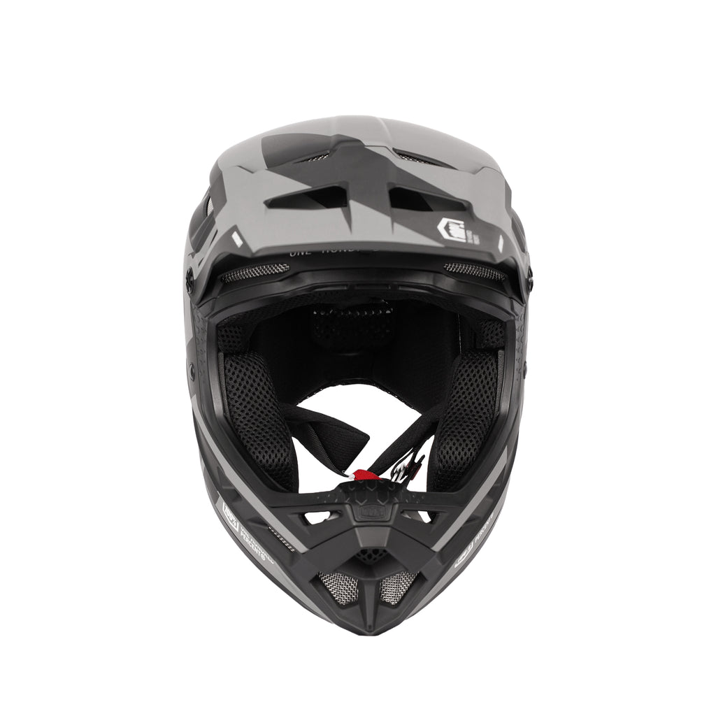 100% Aircraft Composite Downhill Helmet Lightweight, 25-Vent, Gray_1
