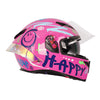 LV COOL Full Face Motorcycle DOT/ECE Certified Helmet Pink_1