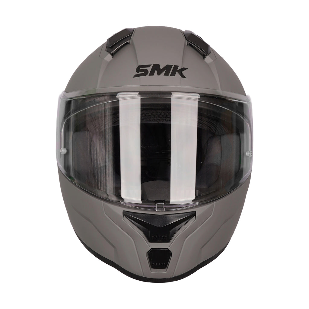 SMK Bionic Adult Solid MA 600 Full Face Helmet Matte Nardo Gray_1