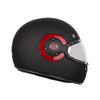 SMK Retro Solid Full Face Helmet Matte Black MA 230_1