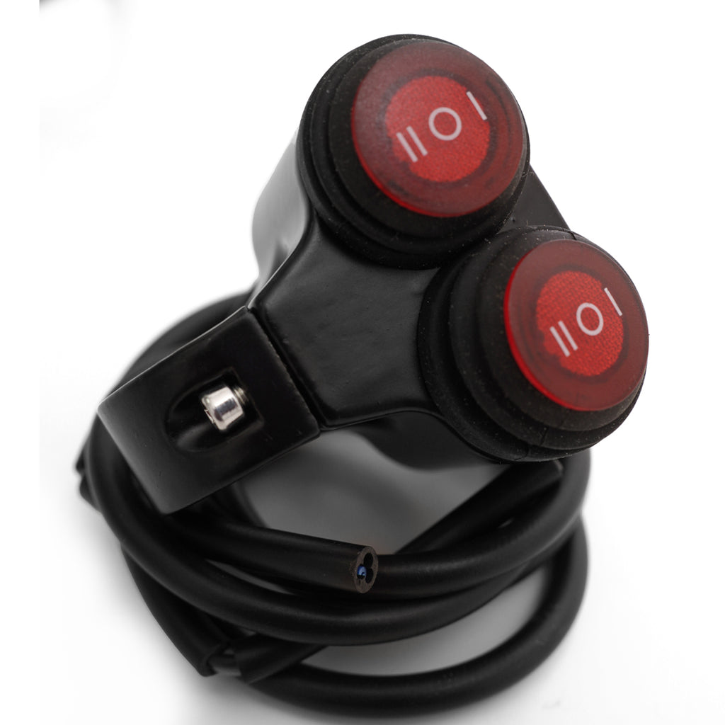 Premium Motorcycle LED Dual Switch 3+3 Handlebar Control_1
