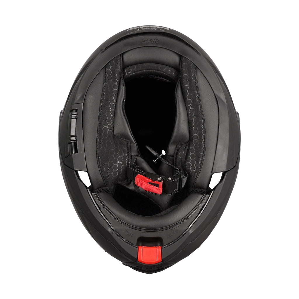 SMK Gullwing Solid Flip Up Helmet Matte Black GL 200_1