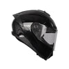 SMK Typhoon Solid Full Face Helmet Black GL 200, DOT & ECE_1