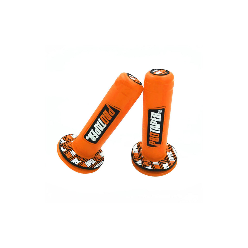 مقابض المقود PRO TAPER للدراجة النارية باللون البرتقالي والأصفر والأزرق والأحمر - HP S055