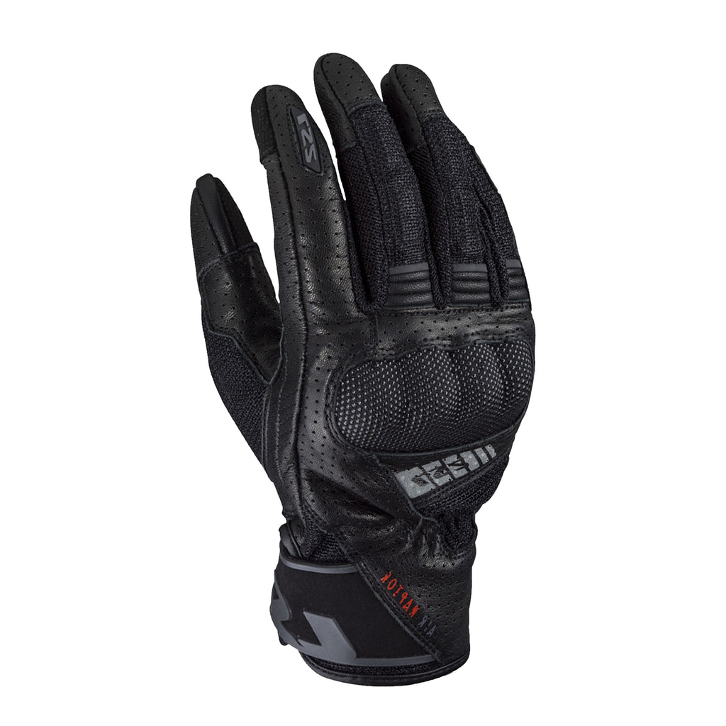 LS2 Air Raptor Ventilated Goatskin Leather Motorcycle Gloves_1