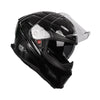 SMK Bionic Adult Solid Black GL 200 Full Face DOT & ECE Certified Helmet _2