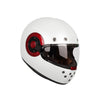 SMK Retro Solid Full Face Motorbike Helmet White GL130_1