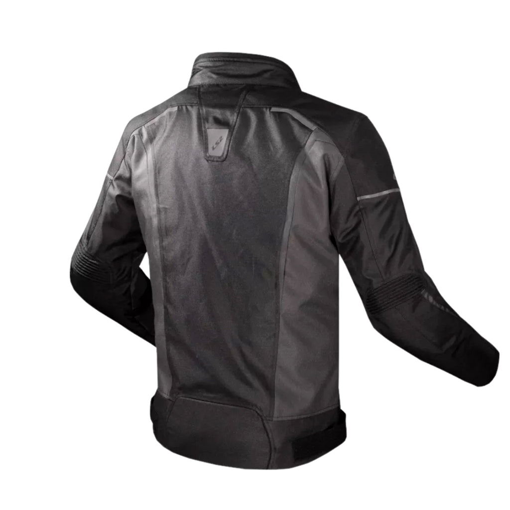 LS2 Sepang Men Motorcycle Jacket Black / Dark Grey, Waterproof CE_3
