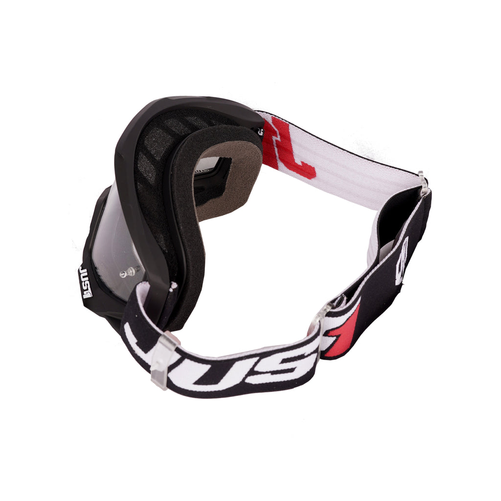 JUST1 Motorcycle Goggles Glasses Clear Black_5