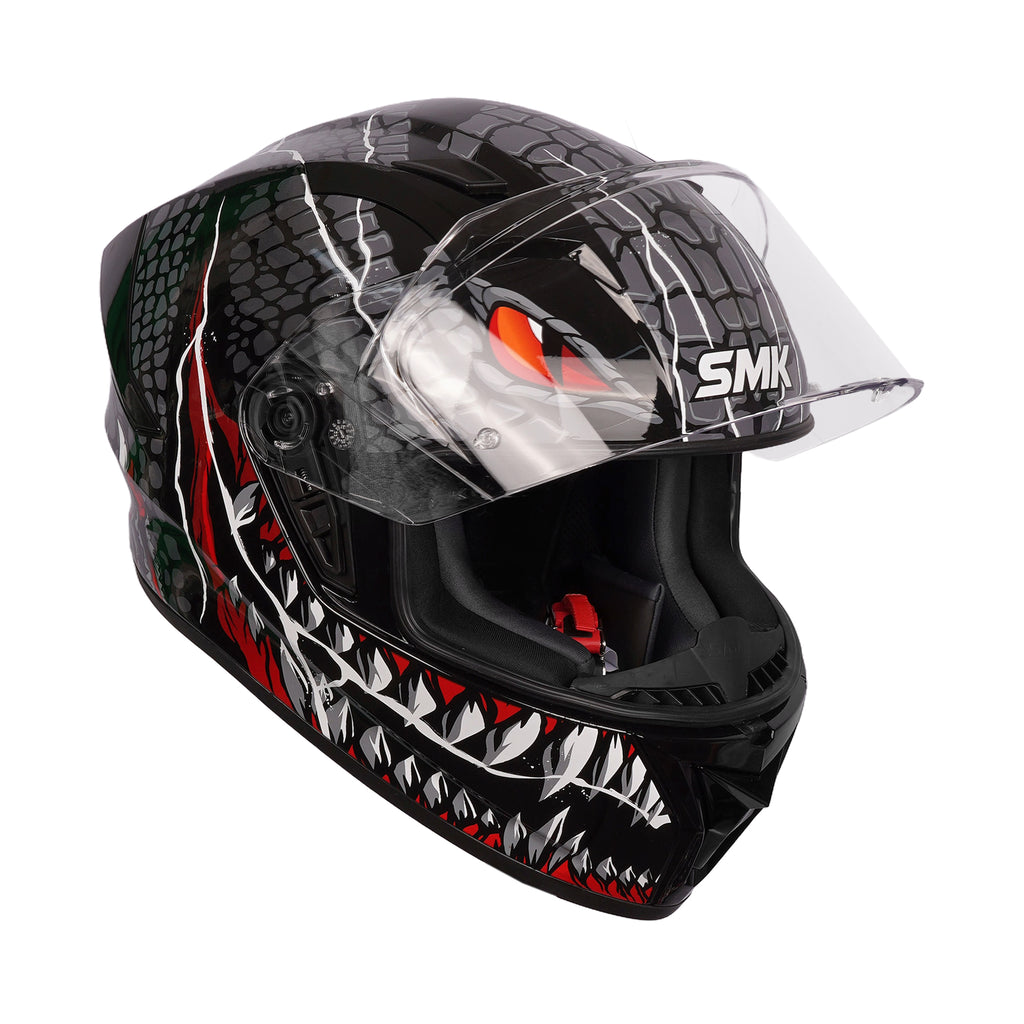 SMK Stellar Taotei GL263 Full Face Helmet, Anti Fog Visor_2