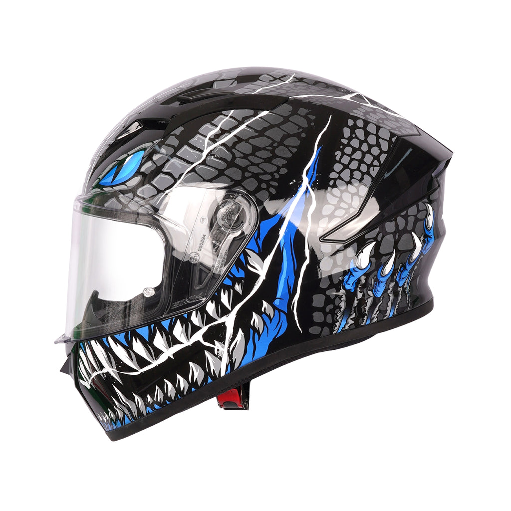 SMK Stellar Taotei GL 265 Full Face Helmet with Aggressive Design_2