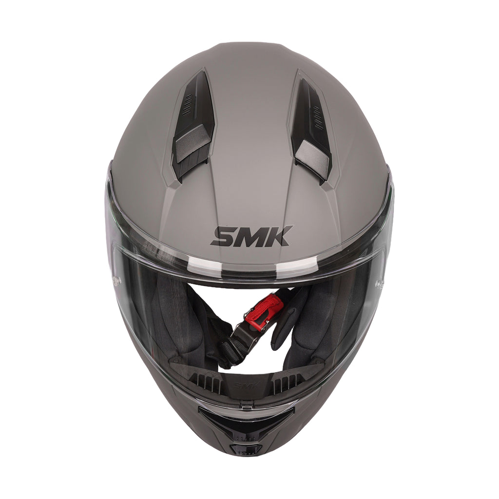 SMK Bionic Adult Solid MA 600 Full Face Helmet Matte Nardo Gray_2