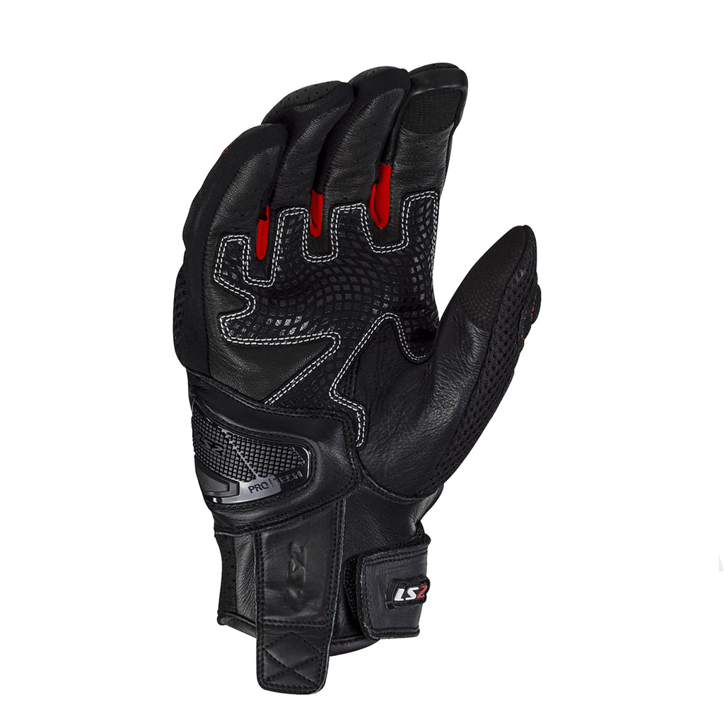 Motorcycle Leather Carbon Knuckle, Touchscreen, Reinforced Palm Gloves_2