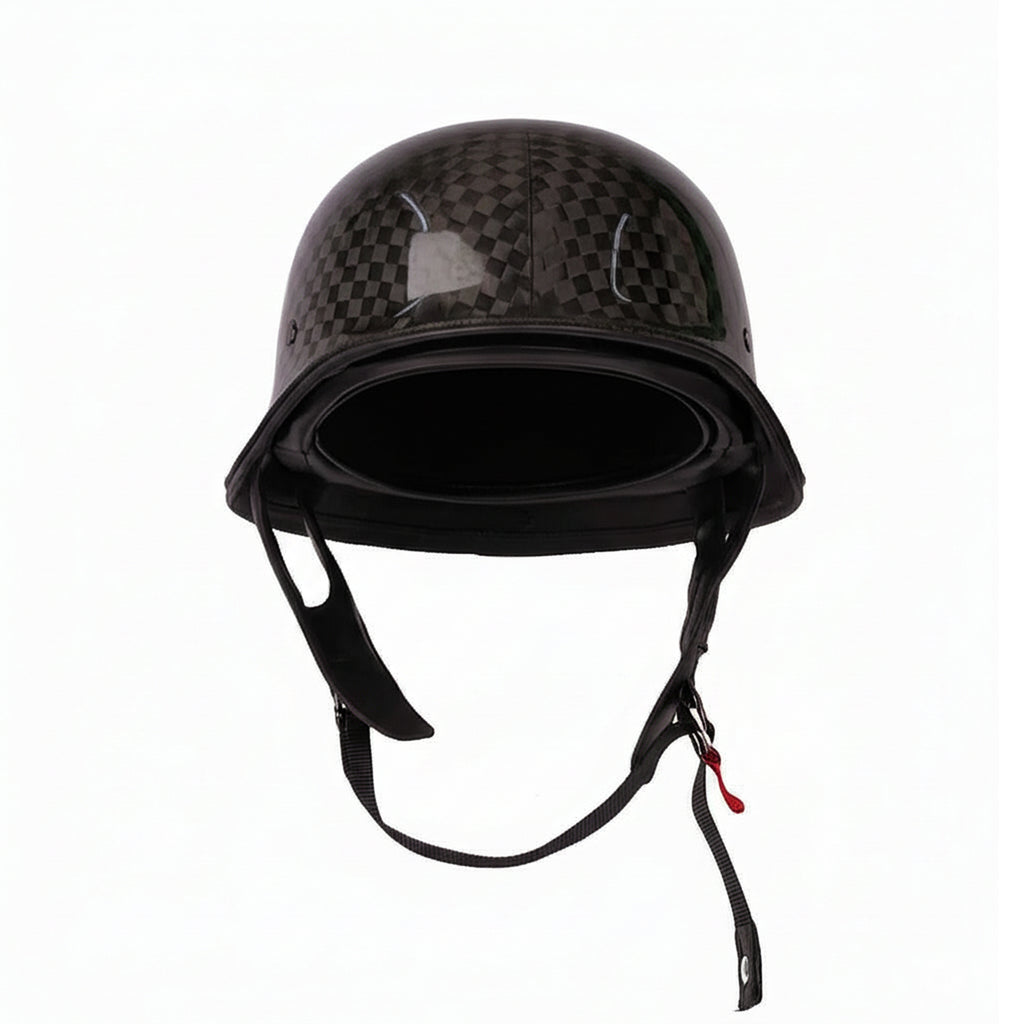 LV COOL Lightweight German Carbon Fiber Novelty Skull Cap Helmet_2