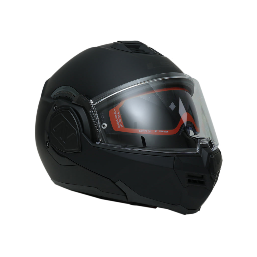 LS2 Full Face Modular Helmet FF906 Advant Solid Matt Black_2