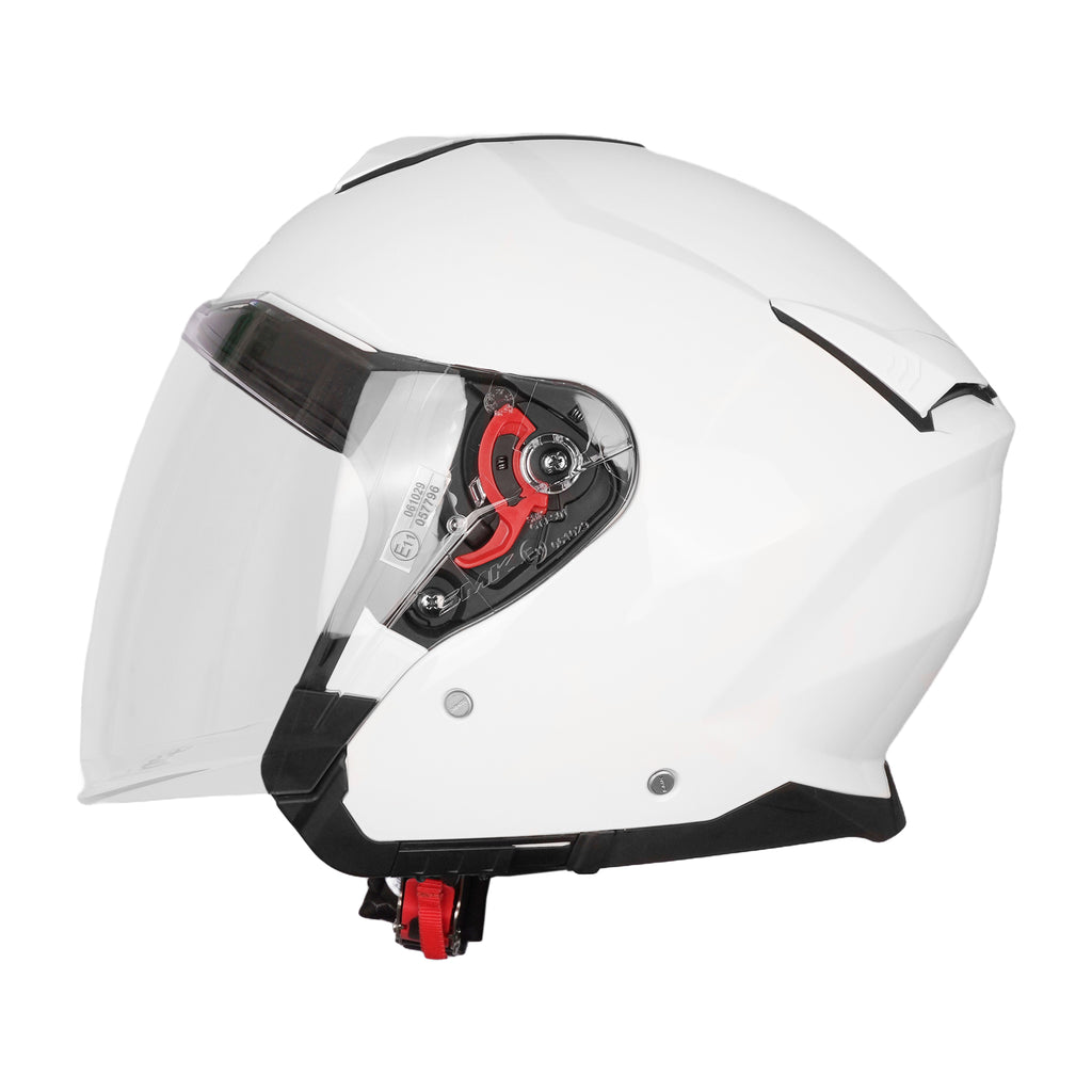 SMK GTJ Solid GL 100 Open Face Helmet with Dual Shell & Sun Visor_2
