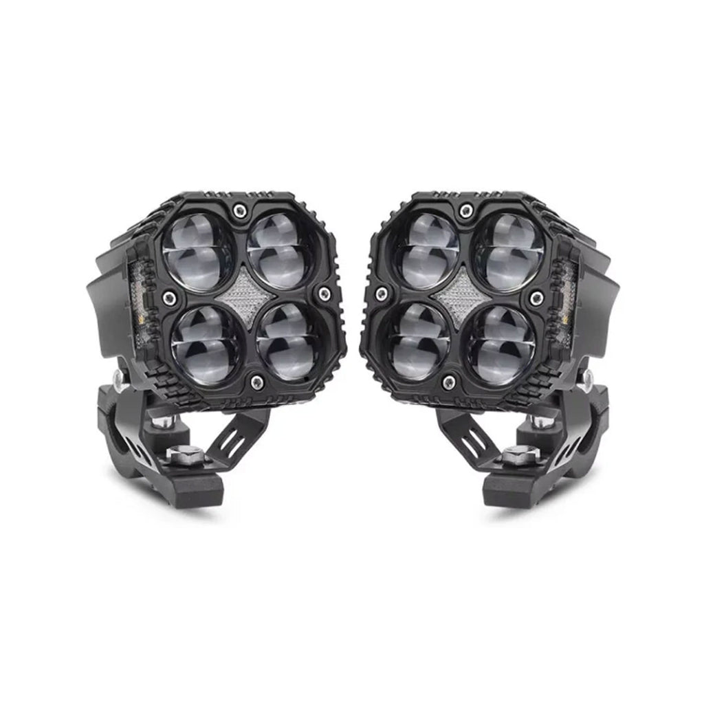 SYC-120W Dual Color Motorcycle LED Spotlight_2