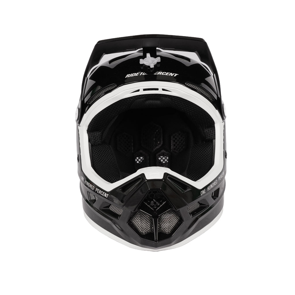 100% Aircraft Black Silo MTB Helmet Composite, Lightweight & Ventilated_3