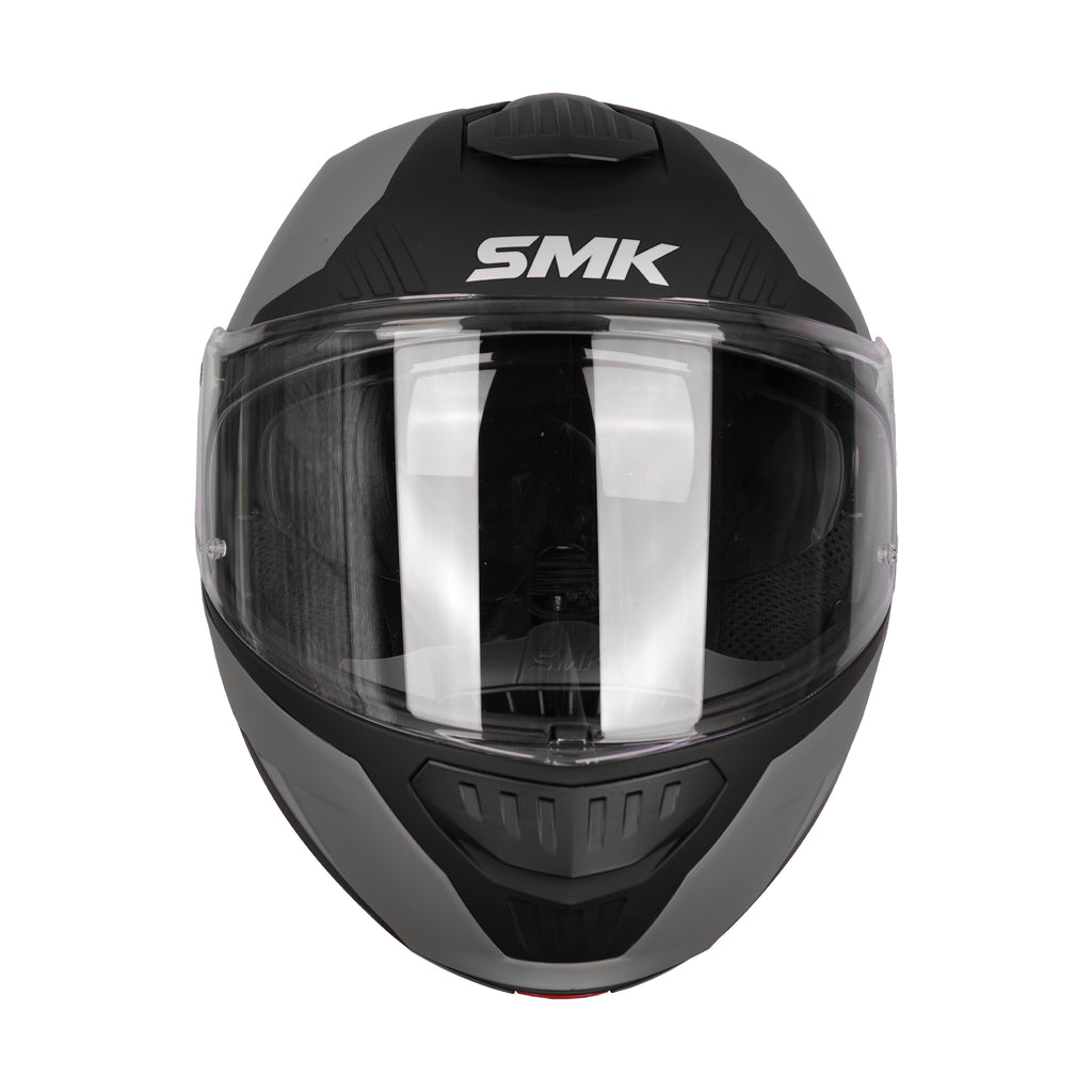 SMK Gullwing Solid MA 600 Flip Up Motorcycle Modular Helmet_2