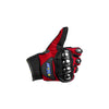 Ebiker Pair of Full Finger Protector Bike Rider's Gloves Red_2