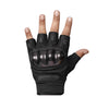 RS GLOVES RS10 Black Sport Motorcycle Half Gloves_1