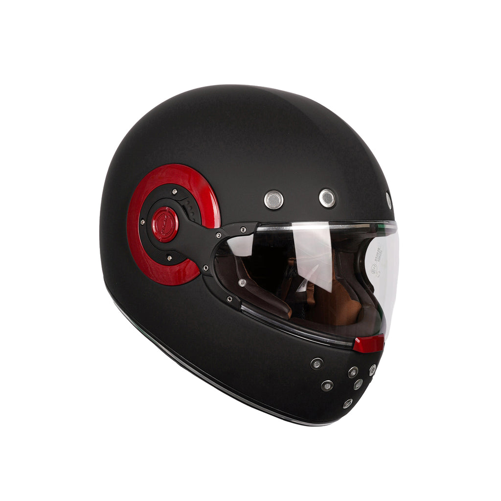SMK Retro Solid Full Face Helmet Matte Black MA 230_4