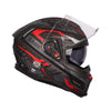 SMK Agnar Tektron MA 263 Full Face Helmet with Aggressive Styling & Wide Visor_4