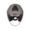 SMK GTJ Solid MA 600 Nardo Gray Open Face Helmet with 2 Shell & Sun Visor_3