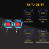 FX-TJ-TY Dual Color Motorcycle LED Light with DRL & Evil Eye_5