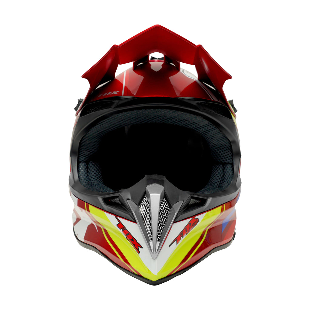 FOX Full Face Motocross Helmet Red_3
