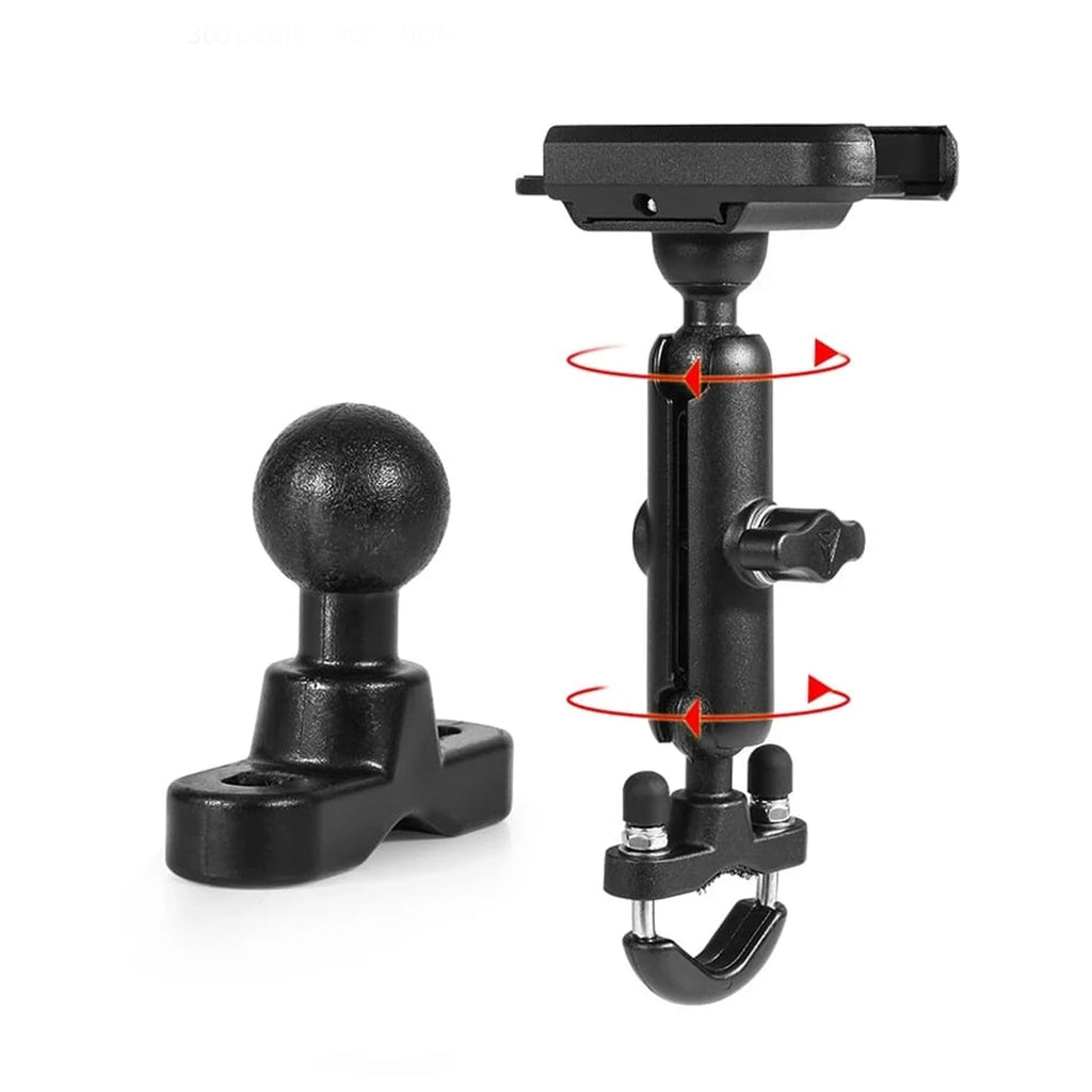 MOTOWOLF Universal Motorcycle 360° Rotating Handlebar Phone Mount Holder_4